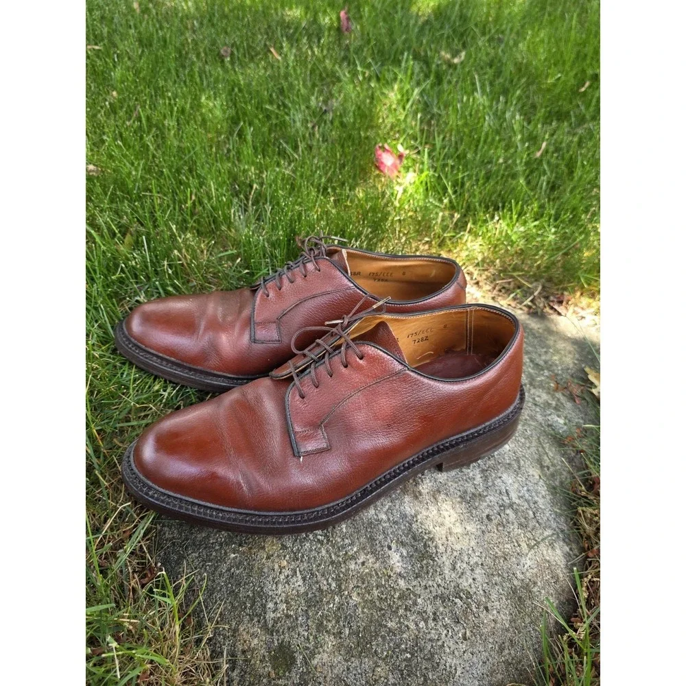 Size 9 -VTG Barrie LTD Booters Brown Leather Shoes Handcrafted In ENGLAND UK 8